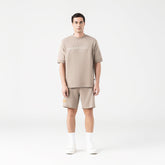 VIKRANT BURDA SHORT MEN TAUPE GRAY